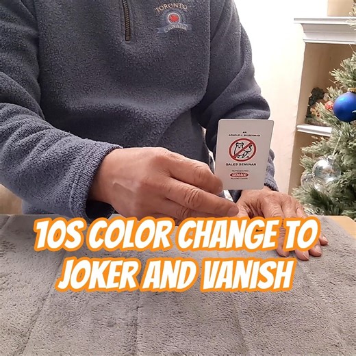 F21 Magic Trick 4341 - 10s Color Change To JOKER And Vanish #shorts #magic
