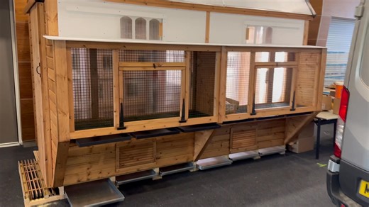 12K views · 248 reactions | 12x6ft Deluxe spec Tiled Ultimate Loft, with Aviary Floor & nest boxes with pullout trays, Sunny Bury | Ecco Sheds and Lofts | Facebook