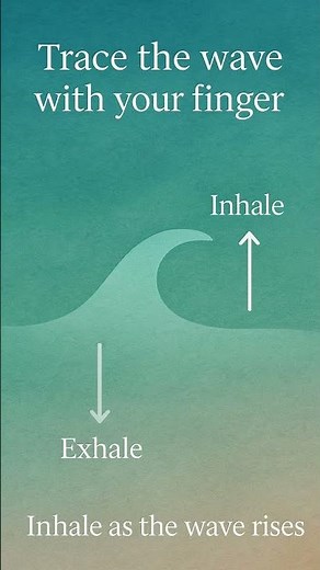 Wave Breathing 🌊 | Trace the Wave & Breathe for Calm, Focus & Flow