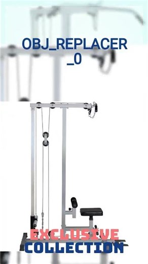 LAT Pull Down Machine Low Row Cable Fitness Exercise Body Workout Strength Training Bar Machine