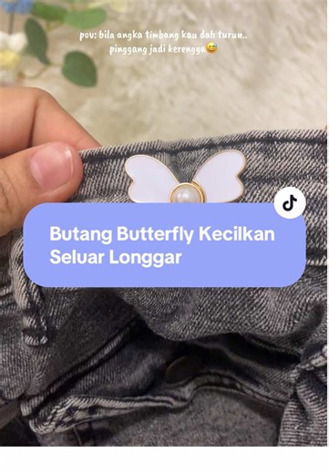 DIY Button Hack for Tightening Baggy Pants