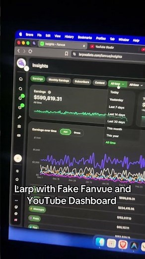🎭 LARP WALLET, FANVUE & SHOPIFY & YOUTUBE AVAILABLE NOW