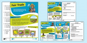 KS1 Fair Trade Reading Comprehension Activity