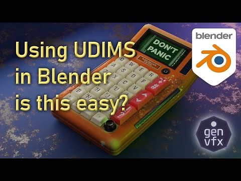 TUTORIAL: Using UDIMs in Blender is this easy? Yes it is!