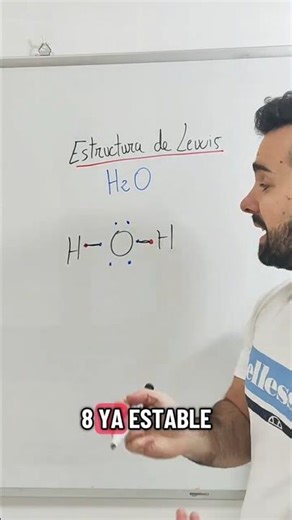 🔥 LEWIS STRUCTURE OF WATER (H₂O) EXPLAINED IN 10 SECONDS 😱