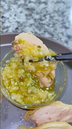 HAINANESE CHICKEN GINGER SAUCE