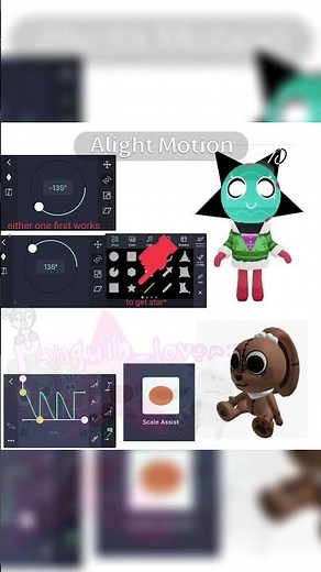tips and effects for beginners on alright motion!! ✨ #tutorial #dandysworld