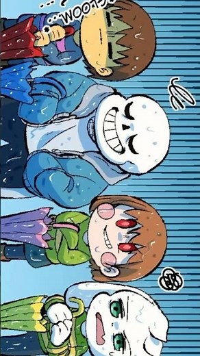 Sans vs Chara: Rain Pun War Begins! ⚔️☔ P3 #undertale #sanscomictv #shorts #undertalecomicdub