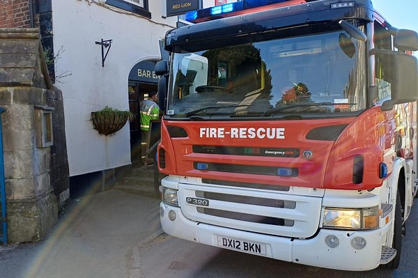 Biker rushed to hospital after motorcycle and car collide near Bridgnorth