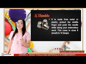 GRADE 8 TLE Q1 BASIC TOOLS AND MATERIALS IN EMBROIDERY
