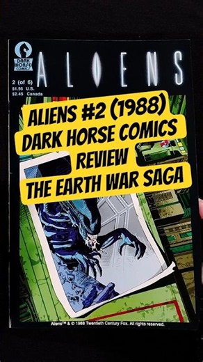 Aliens #2 (1988) Dark Horse Comics Review | The Earth War Saga