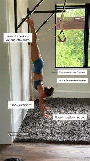 Exercise I'm currently loving: Wall slide tuck planche lean