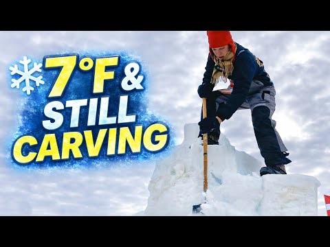 World Snow Sculpting Championship 2026 | Finished Sculptures Tour | Extreme Cold Art
