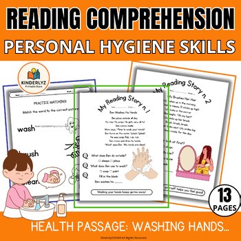 Reading Comprehension Personal Hygiene Daily Hygiene Skills
