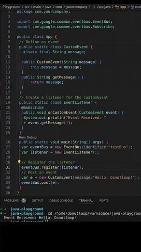 Java Event-Driven Programming with Google's Guava EventBus