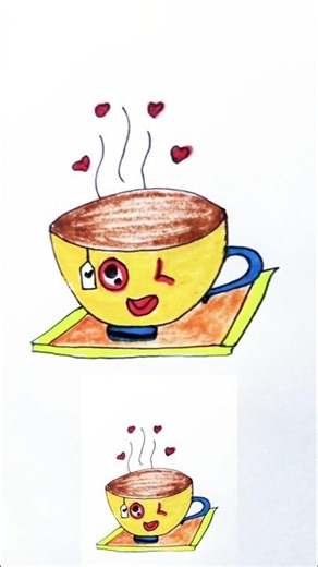 How to draw a cup| Easy cup drawing | cup Drawing easy |#shortvideo #art #drawing #easydrawing