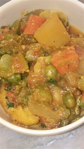 simple mixed vegetable curry recipe #food #cooking