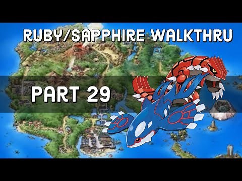 Pokemon Ruby/Sapphire Walkthrough - Part 29 - How to Catch Kyogre