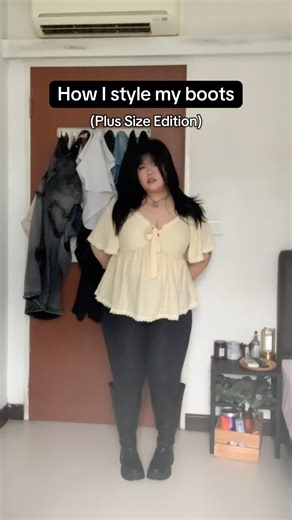 [Plus Size] How I style my boots #plussize #curvygirlfashion #plussizefashion