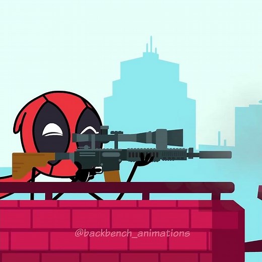 Marvel Jesus ✌ #deadpool #animationmeme #backbenchanimations #2d