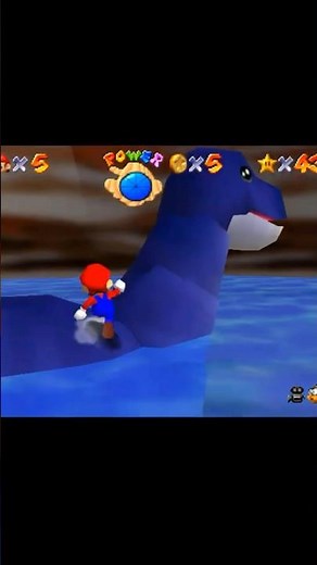 Super Mario 64 Swimming Beast in the Cavern Star Hazy Maze Cave #supermario64 #mario #n64 #nintendo