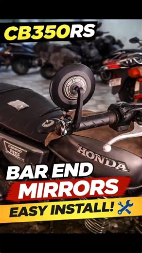 Honda CB350RS Bar End Mirror Install 👀 | Mistakes You Should Avoid | Full Video Sunday