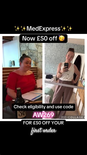 ✨✨✨AW269✨✨✨ Use code AW269 for £50 off your first order from Medexpress! #medexpress #medexpresscode #medexpressdiscount AD-affiliate