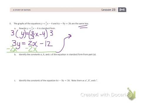 Grade 8 Math Module 4 Lesson 23