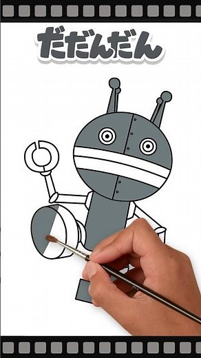 Drawing だだんだん（アンパンマン） [Coloring book] #drawing