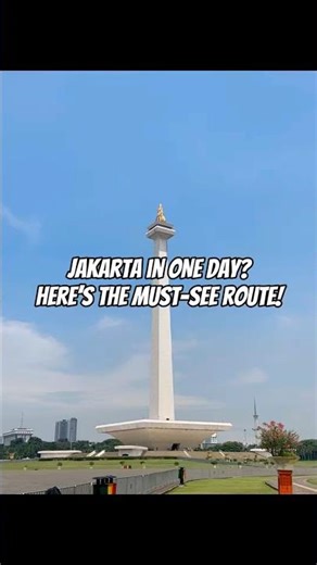 Jakarta in ONE Day 🇮🇩 | Monas → Kota Tua → Bundaran HI Hidden Route #exploreindonesia