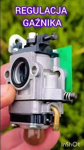 How to adjust a petrol brush cutter, where are the adjustment nozzle screws?