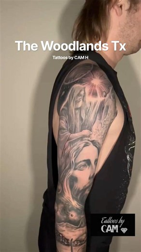 TEXAS TATTOO STUDIO tattoos by CAM H 936-525-8014 TXT for Booking