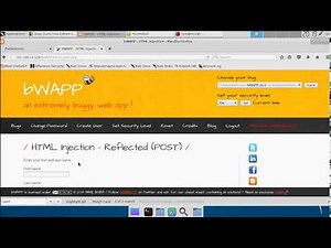 [All levels] HTML Injection - Reflected POST