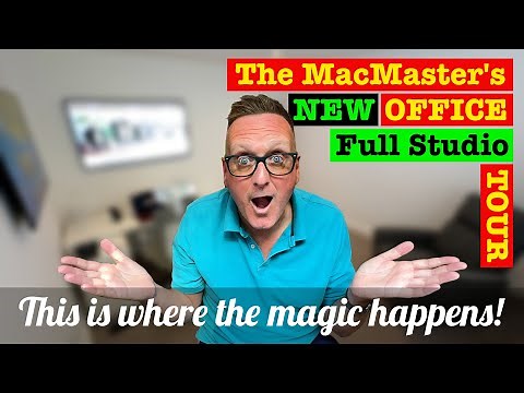 The MacMaster's NEW OFFICE. Full Studio Tour - This is where the MAGIC HAPPENS!