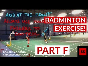 Learn BADMINTON SHOT PLACEMENT with this! [Badminton Drills #01: PART F – PLACEMENT]