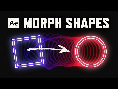 How to Morph Shapes in After Effects!