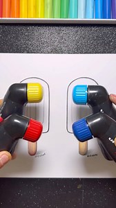 Creating ice cream art with vibrant marker colors