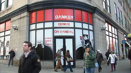 'Banksy Expo: Genius or Vandal?' exhibit shows work of controversial street artist in NYC