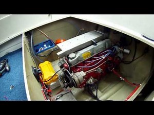 Volvo Penta B30 AQ170 engine start + sound