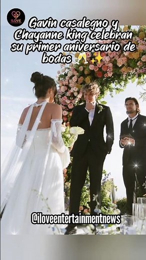 Gavin Casalegno and his wife celebrate their first wedding anniversary 🥂✨ #gavincasalegno #cheyan...