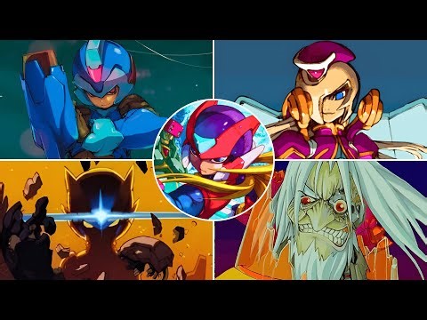 MEGA MAN ZERO (1-4) - All Final Bosses (Gameplay Only)