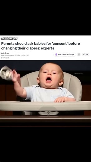 Experts: Ask Consent Before Changing A Baby's Diaper