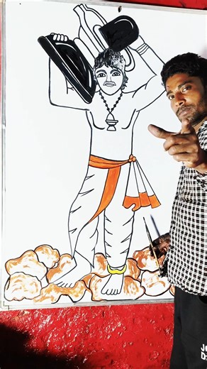 Bahubali drawing with shivling #drawing #bahubali #prabhas