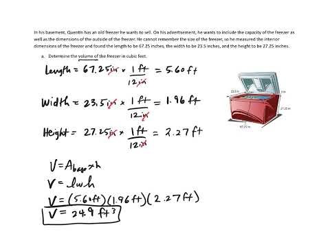 Volume & Capacity Lesson 3 Example 2