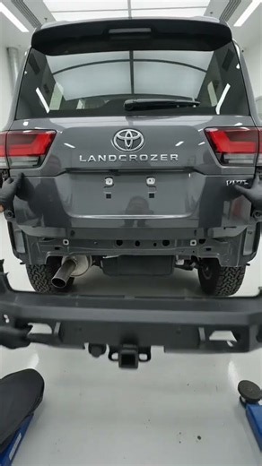 Luxury SUV Front Bumper Installation 😱 Full Transformation #ShortsShorts #LuxurySUV #CarModificati