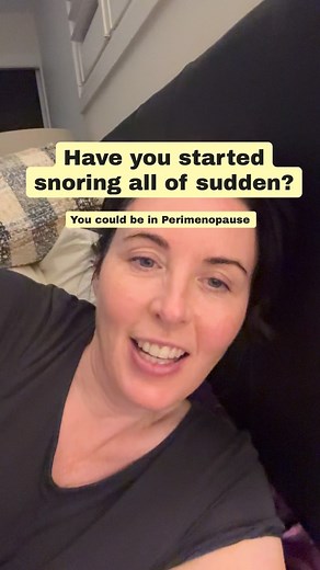 Snoring all of sudden?  It’s actually a really common concern women...