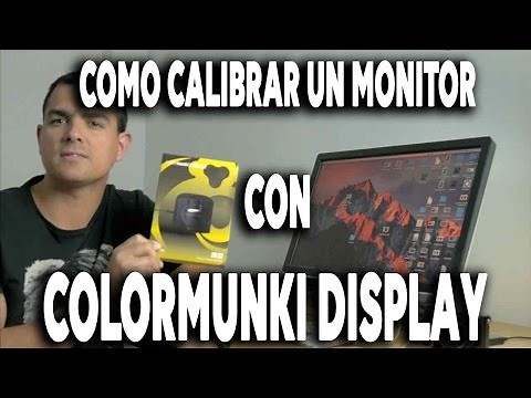 Calibrar un monitor con ColorMunki Display