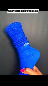 2.9K views · 50 reactions | Plain with bling to WOWZER! ✨The plain pairs are cute, but once you add GGC bling AND charms… GAME OVER You’ll shut it down every time. Ready to create your own custom pair? Tap the link in bio & fill out the custom order form today! #JunkSocks #customordersaccepted #blingedbyggc #riseandgrind #businesswomanlife | The Glittery Glitz Chic | Facebook