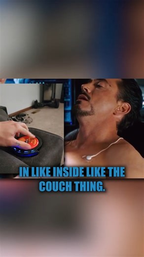 Do you think Iron Man puts salsa in his chest #shorts #mcu #ironman #razzle