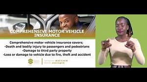 Comprehensive motorvehicle insurance covers; -Death and bodily injury to passengers and pedestrians. -Damage to third party property -Loss or damage to vehicle due to fire, theft and accident | SIGNS TV | Facebook